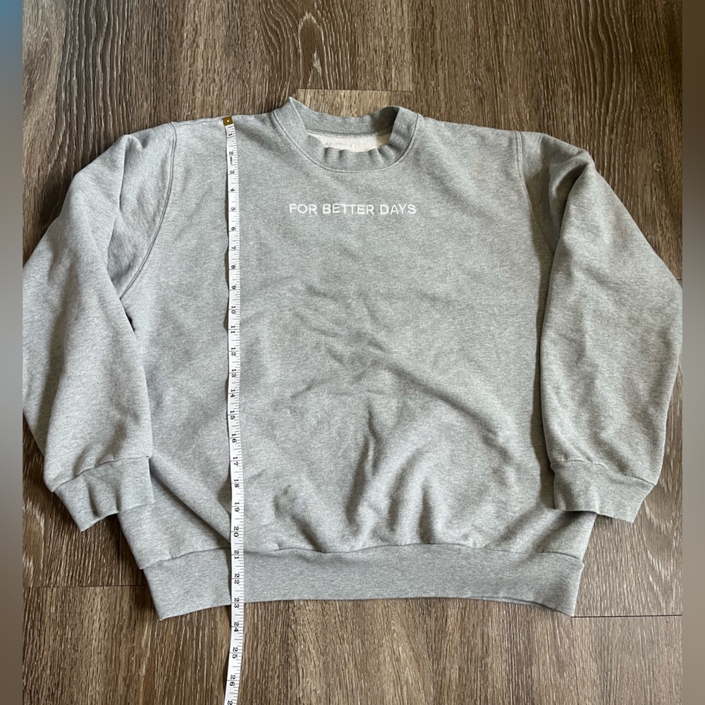For better days size large sweater